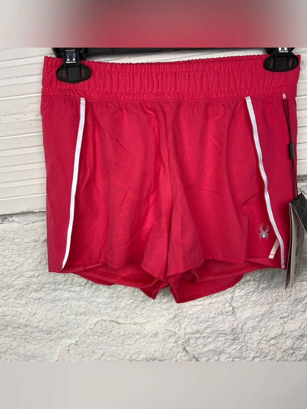 NWT Spyder Hot Pink moisture wicking breathable Performance Running Shorts XS